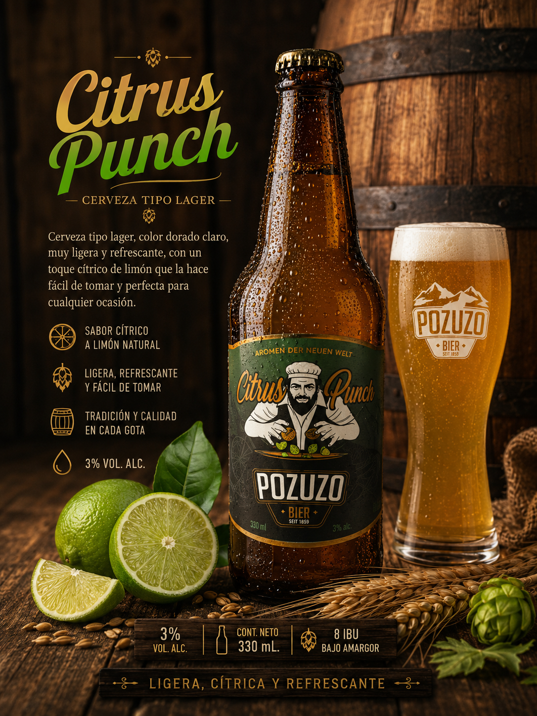 Cerveza Citrus punch